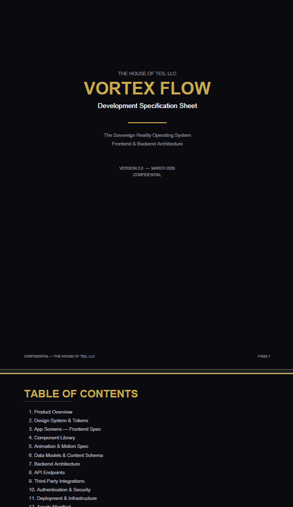 Vortex Flow Dev Spec
